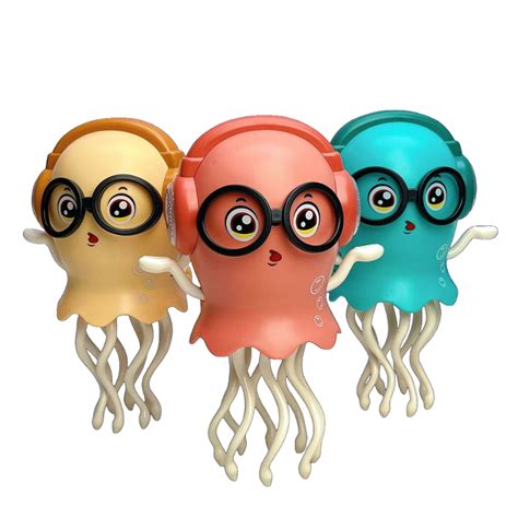 LetsAdore Interactive Dancing Jellyfish Toy | Musical LED Light-Up Tum ...