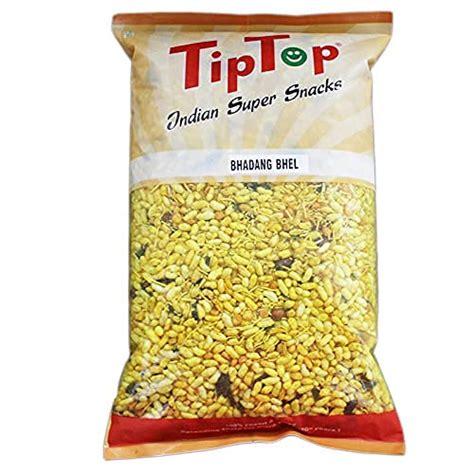 Tip Top Foods Bhadang Bhel Indian Snack Low Fat Namkeen Snacks Special ...