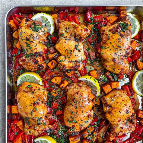 Harissa Chicken Tray Bake