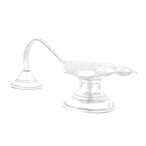 Karpuram Arathi Vilaku Silver For Pooja - Silver Palace