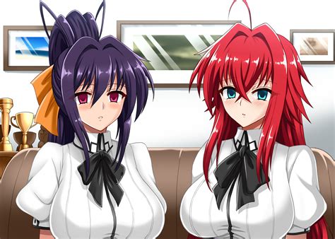 rias gremory and himejima akeno (high school dxd) drawn by ...