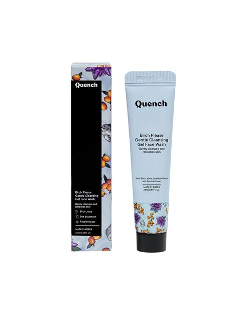 Quench Birch Please Gentle Cleansing Gel Face Wash, 25ml : Amazon.in ...