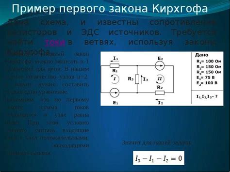 Окружные законы кирхгофа - википедия