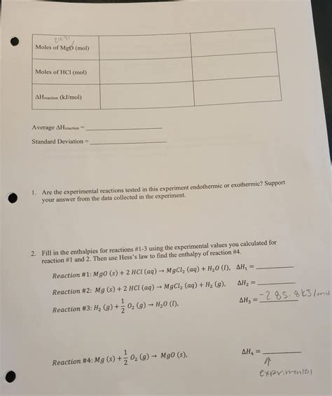 Image result for Enthalpy Practice Problems