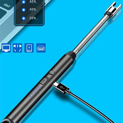 Eblooming 360 Degree Flexible Rechargeable Electric Kitchen Lighter for ...