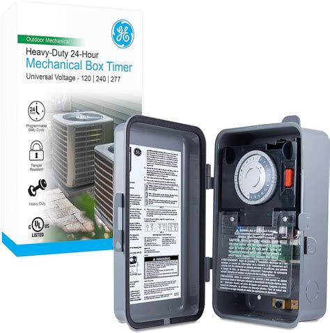 GE Heavy-Duty 7-Day Digital Box Timer Switch, Metal, India | Ubuy