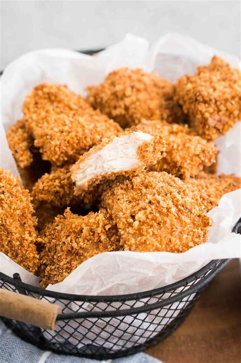 Homemade Chicken Nuggets (Baked & Healthy) - Delicious Meets Healthy