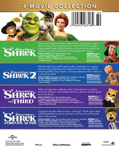 Buy Shrek 4-Movie Collection [Blu-ray] Online at desertcart INDIA