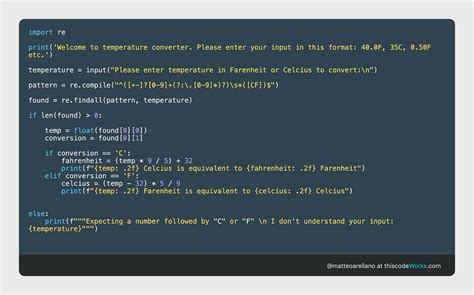 Image result for Temperature Converter Script for Python