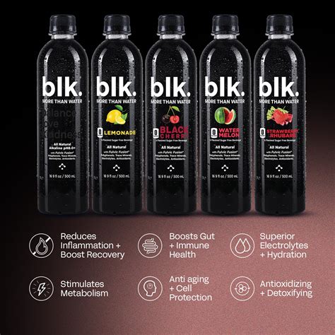 blk. Natural Mineral Alkaline Water, 16.9 oz. (500 Philippines | Ubuy