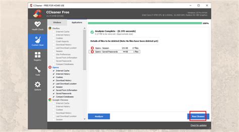 Image result for Run CCleaner