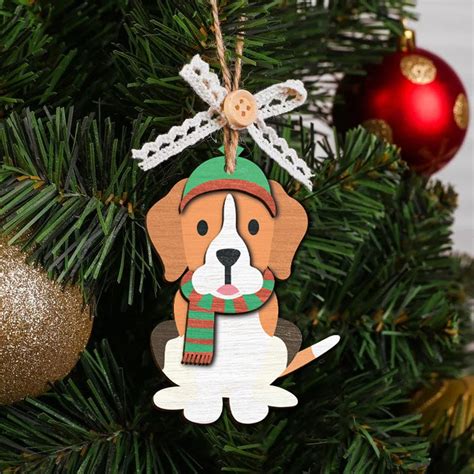 Christmas Dogs Ornaments Bundle SVG Animal Ornaments merry - Etsy