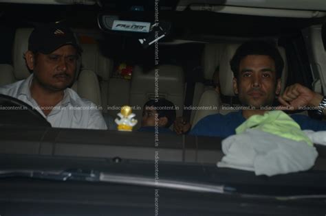 Buy Mumbai Actor Tusshar Kapoor and his son Laksshya Kapoor arrive at ...