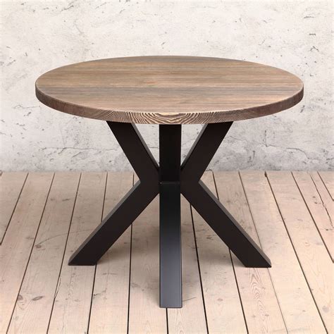 Clyde Solid Wood Round Dining Table By Cosy Wood | notonthehighstreet.com