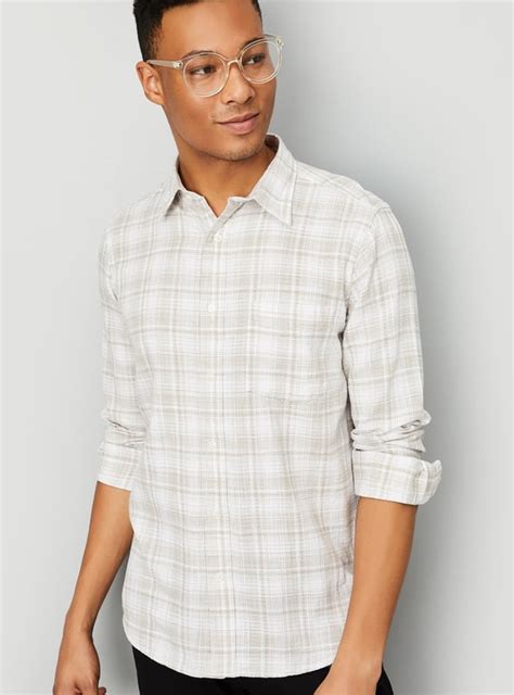 Buy Men Checked Slim Fit Shirt Online at just Rs. 1049.0 ...