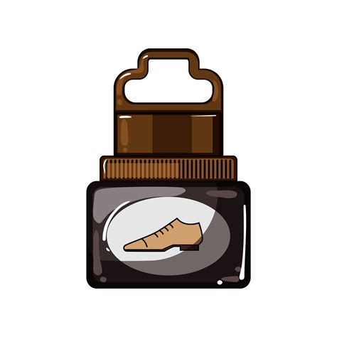 brown shoe polish cream cartoon vector illustration 32521135 Vector Art ...