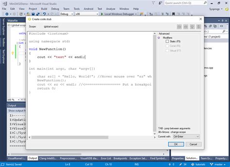Image result for Visual Studio MinGW