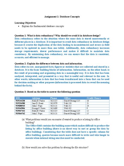 Computer Database Assignment First Page 的图像结果