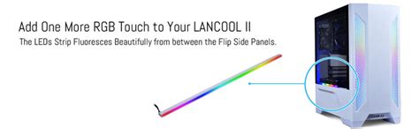 Lian Li Lancool Silicon II-2X Side Diffused LEDs Strip - LANII-2X (ARGB ...
