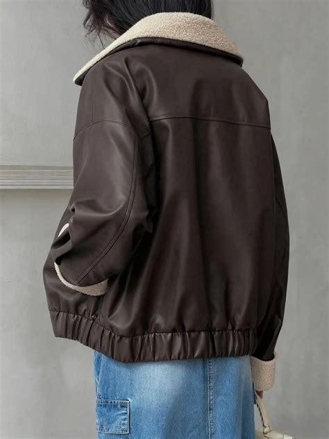 Patchwork Faux Leather Jacket | Savana | Bestsellers