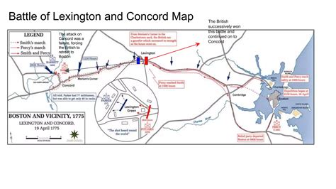 Battle Of Concord Map