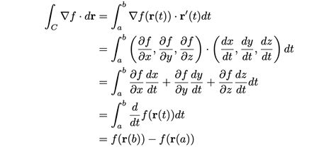 Image result for Line Integral of Conservative Field
