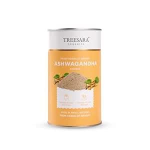 TREESARA Organic Ashwagandha Powder (Root) for Anxiety and Stress ...