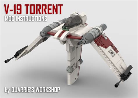 LEGO MOC V-19 Torrent Starfighter by Quarries Workshop | Rebrickable ...