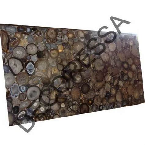Agate Stone Slabs - Brown Agate Backlit Trader - Retailer from Bengaluru
