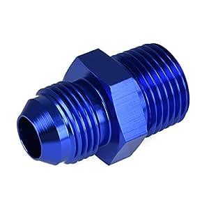 Kraken Automotive - 3/8 NPT to 8AN Adapter Straight Pipe Thread to 8 AN ...