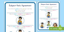 Subject-Verb Agreement Worksheets | SPaG | Beyond English