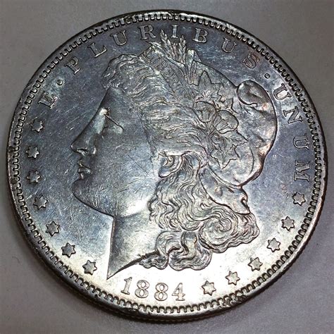 1884-S Morgan Silver Dollar Beautiful High Grade Coin Rare Date ...