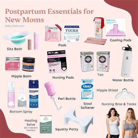 Postpartum Essentials for Mom and Baby - Baby Chick