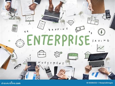 Enterprise Company Business Corporation Organization Concept Stock ...