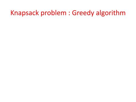 Image result for Knapsack Problem Greedy Algorithm Example