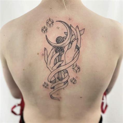 Sailor Moon Wand Tattoo