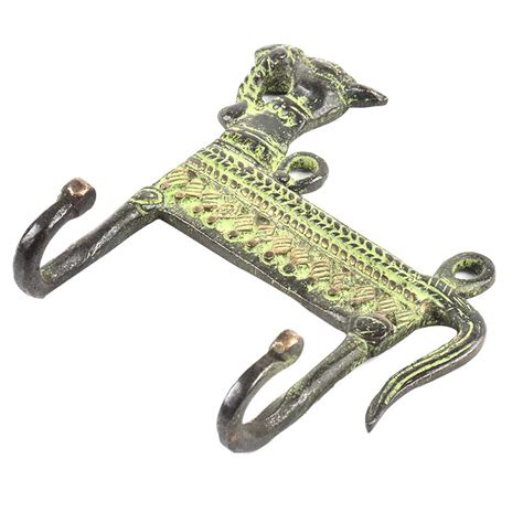 Decorative Bronze Camel Two Wall Hooks