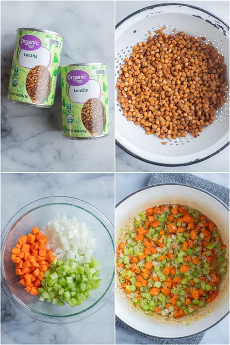 Quick and Easy Vegetarian Lentil Soup - She Likes Food
