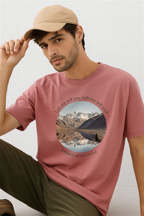 Leh-Ladakh Love Oversized Tshirt | 100% cotton | Travel enthusiasts t ...