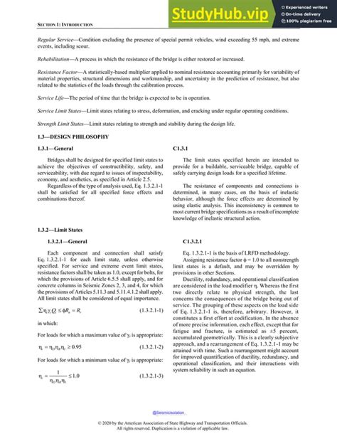 Image result for AASHTO LRFD Design Loads