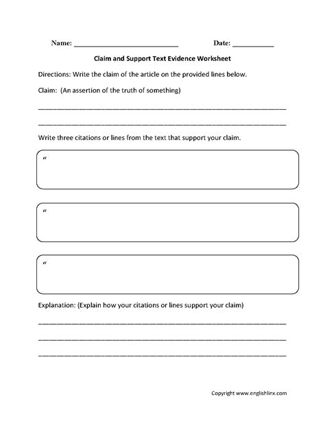 Image result for Reading Worksheets Text Evidence