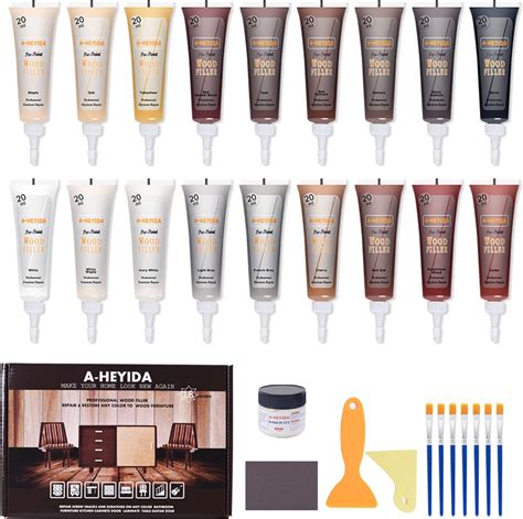 Amazon.com: Wood Furniture & Floor Repair Kit, 40 Sets-18 Colors Wood ...