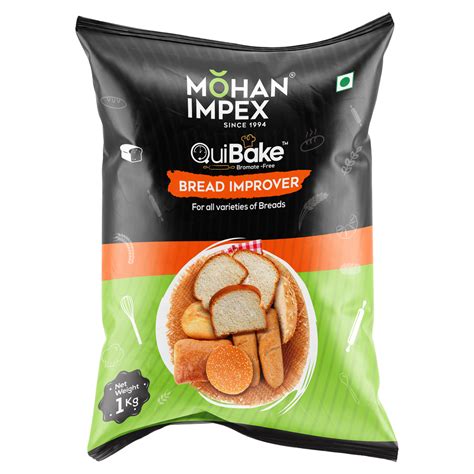 Mohan Impex 1 Kg Bread Improver for (Pack of 1) Baking Powder, bread ...