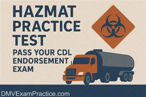 HazMat Practice Test Guide – Pass Your CDL Endorsement Exam