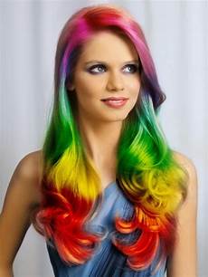 Colored Hairstyles by 30 Rainbow Colored Hairstyles To Try Pretty Designs Colored Hairstyles