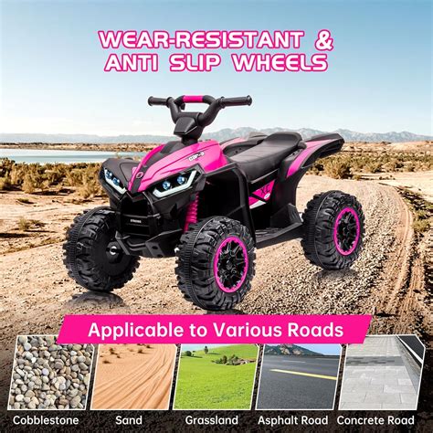 ACONEE Kids ATV Ride on Toy 12V 4 Power Wheels for Kids, India | Ubuy