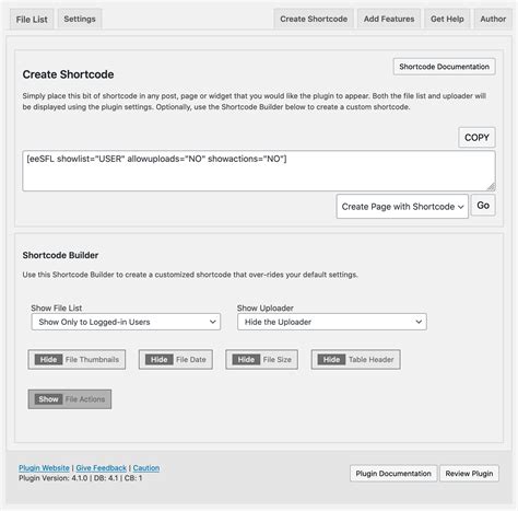 File List Example 的图像结果