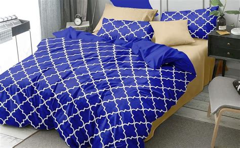 Buy ZWERVE Duvet Cover King Size Double Bed Size with Zipper (Dohars ...