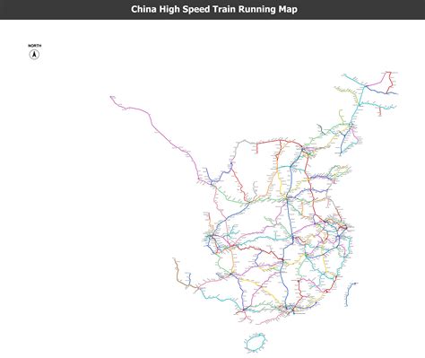 China High Speed Railway Maps, 2025 Map of Bullet Trains, PDF Download