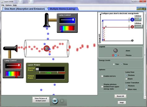 PhET Lab Experiments 的图像结果